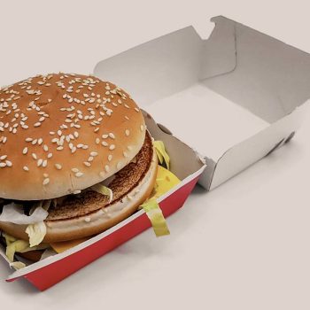 Hamburger z McDonald's - symbol Big Mac Index